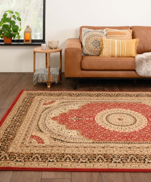 Tapis persan - Mirage Nomad rouge/beige