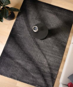 Tapis Moderne - Vision noir/gris