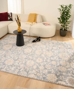 Tapis vintage - Classic Marjorie bleu