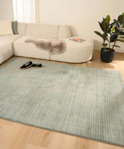 Tapis rayé - Fancy Lines vert menthe