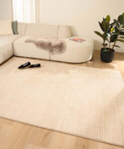 Tapis rayé - Fancy Lines beige clair