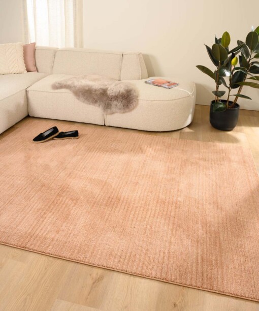 Tapis rayé - Fancy Lines Vieux rose