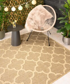 Tapis d'extérieur - Trellis Retreat beige