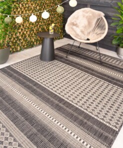 Tapis d'extérieur - Coastal Sunset gris/beige