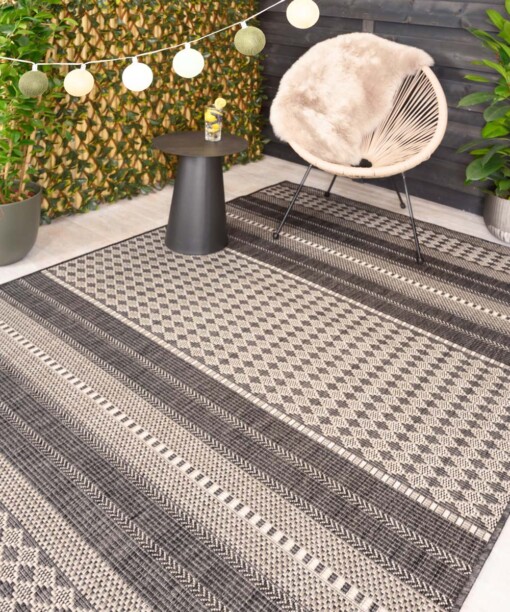 Tapis d'extérieur - Coastal Sunset gris/beige