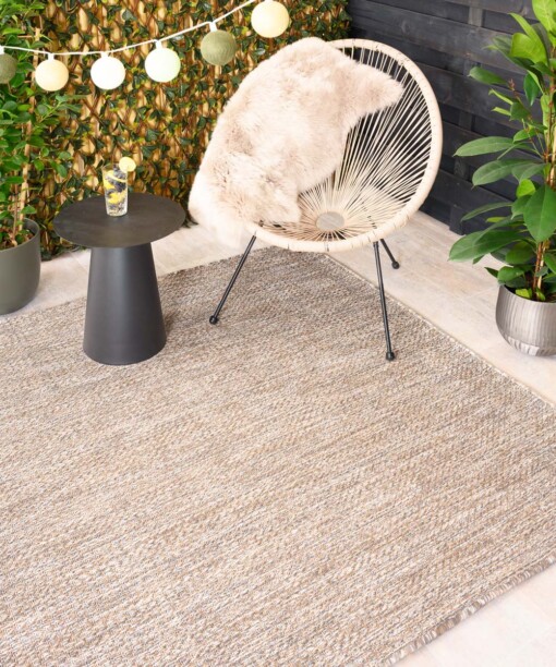 Tapis d'extérieur - Horizon Bay gris clair/beige