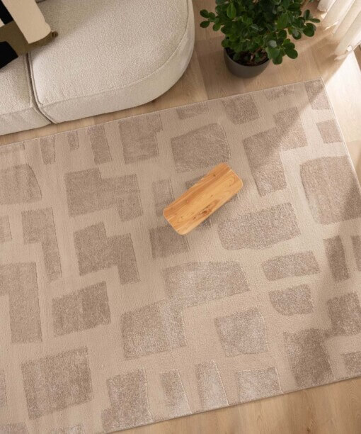 Tapis scandinave - Contour Stone beige