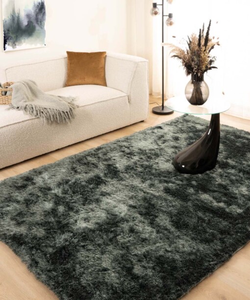 Tapis Shaggy - Spark bleu