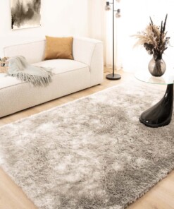 Tapis Shaggy - Spark argent