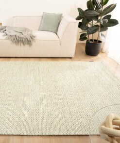 Tapis en laine - Hyssing vert menthe