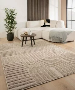 Tapis scandinave - Arc Bend beige