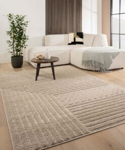 Tapis scandinave - Arc Edge beige