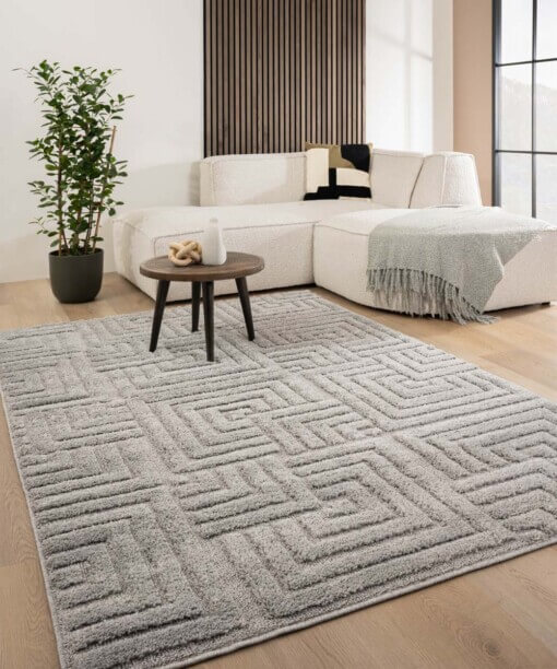 Tapis scandinave - Arc Shade gris clair