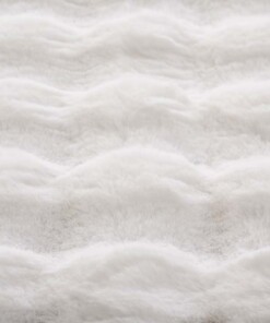 Tapis de couloir moelleux - Cloud blanc - close up