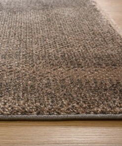 Tapis abstrait - Aria Axis marron/beige - close up