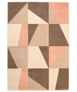 Tapis carreaux - Aria Cube rose - overzicht