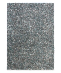 Tapis poils longs chiné - Blend bleu/gris - overzicht