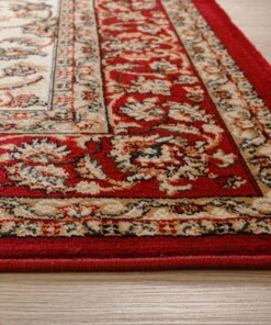 Tapis persan - Mirage Oasis rouge/Crème - close up