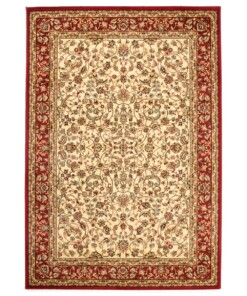 Tapis persan - Mirage Oasis rouge/Crème - overzicht