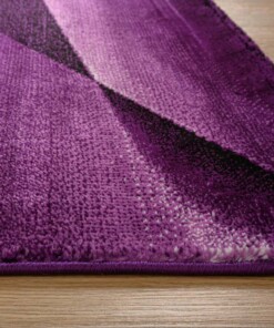 Tapis abstrait - Vision violet - close up