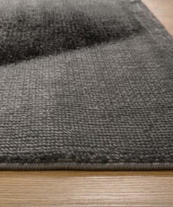 Tapis Moderne - Toile noir/gris - close up