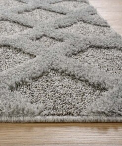 Tapis scandinave - Fjord Ro gris - close up