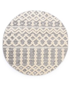 Tapis scandinave Rond - Fjord Dagg gris/Crème - overzicht