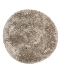 Tapis Shaggy Rond - Meadow gris - overzicht