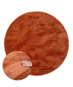 Tapis velours Rond - Flair terracota - overzicht