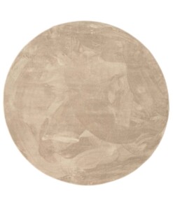 Tapis Rond poil ras moelleux - Plush beige - overzicht