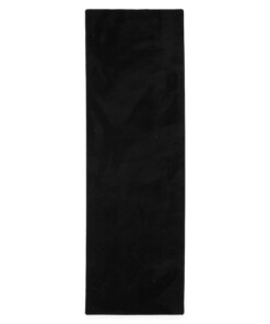 Tapis de couloir poil ras moelleux - Plush noir - overzicht