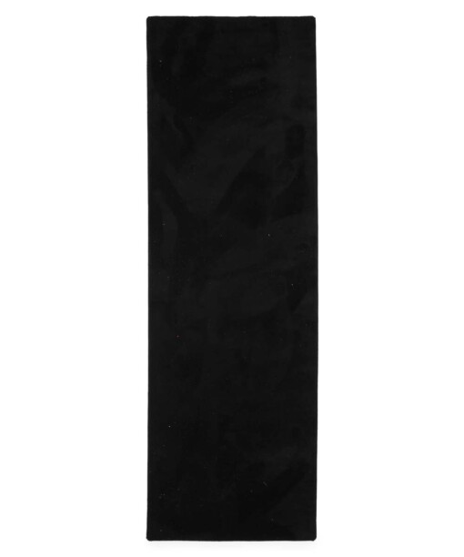 Tapis de couloir poil ras moelleux - Plush noir - overzicht