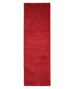 Tapis de couloir poil ras moelleux - Plush rouge - overzicht