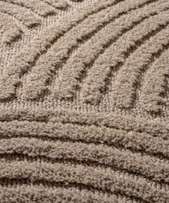 Tapis scandinave - Arc Curve beige - close up