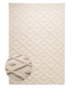 Tapis scandinave - Arc Diamond Crème - overzicht