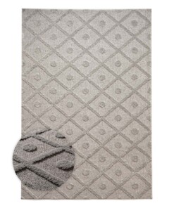 Tapis scandinave - Arc Diamond gris clair - overzicht