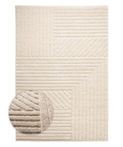 Tapis scandinave - Arc Edge Crème - overzicht