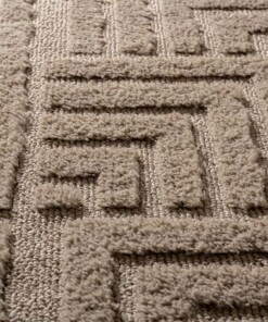 Tapis scandinave - Arc Shade beige - close up