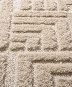 Tapis scandinave - Arc Shade Crème - close up