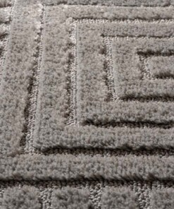 Tapis scandinave - Arc Shade gris clair - close up