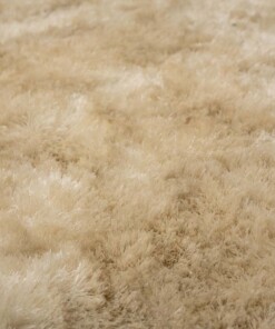 Tapis Shaggy Rond - Spark Crème - close up