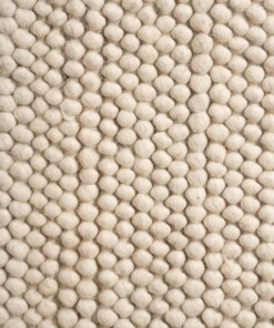 Tapis en laine - Fjell blanc - close up