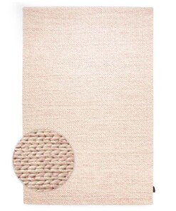 Tapis en laine - Hyssing Crème/rose - overzicht