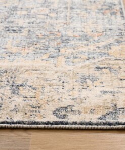 Tapis vintage - Classic Leonard bleu - close up