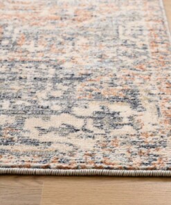 Tapis vintage - Classic Victor terracota - close up