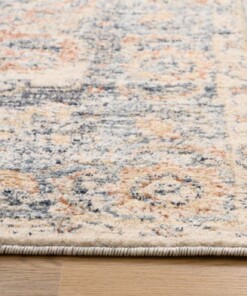 Tapis vintage - Classic Arthur Crème/bleu - close up