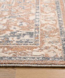 Tapis vintage - Classic Bernard terracota - close up