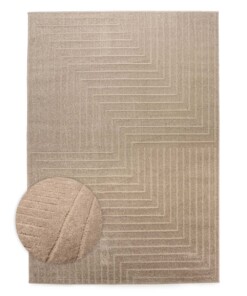 Tapis scandinave - Contour Edge beige - overzicht