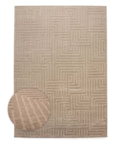 Tapis scandinave - Contour Gem beige - overzicht