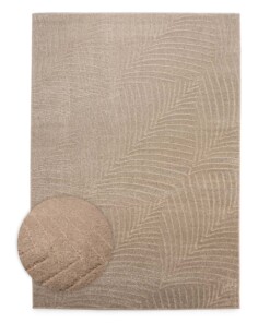 Tapis scandinave - Contour Leaf beige - overzicht